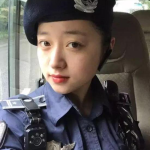 警官小姐姐,守护平安的美丽身影